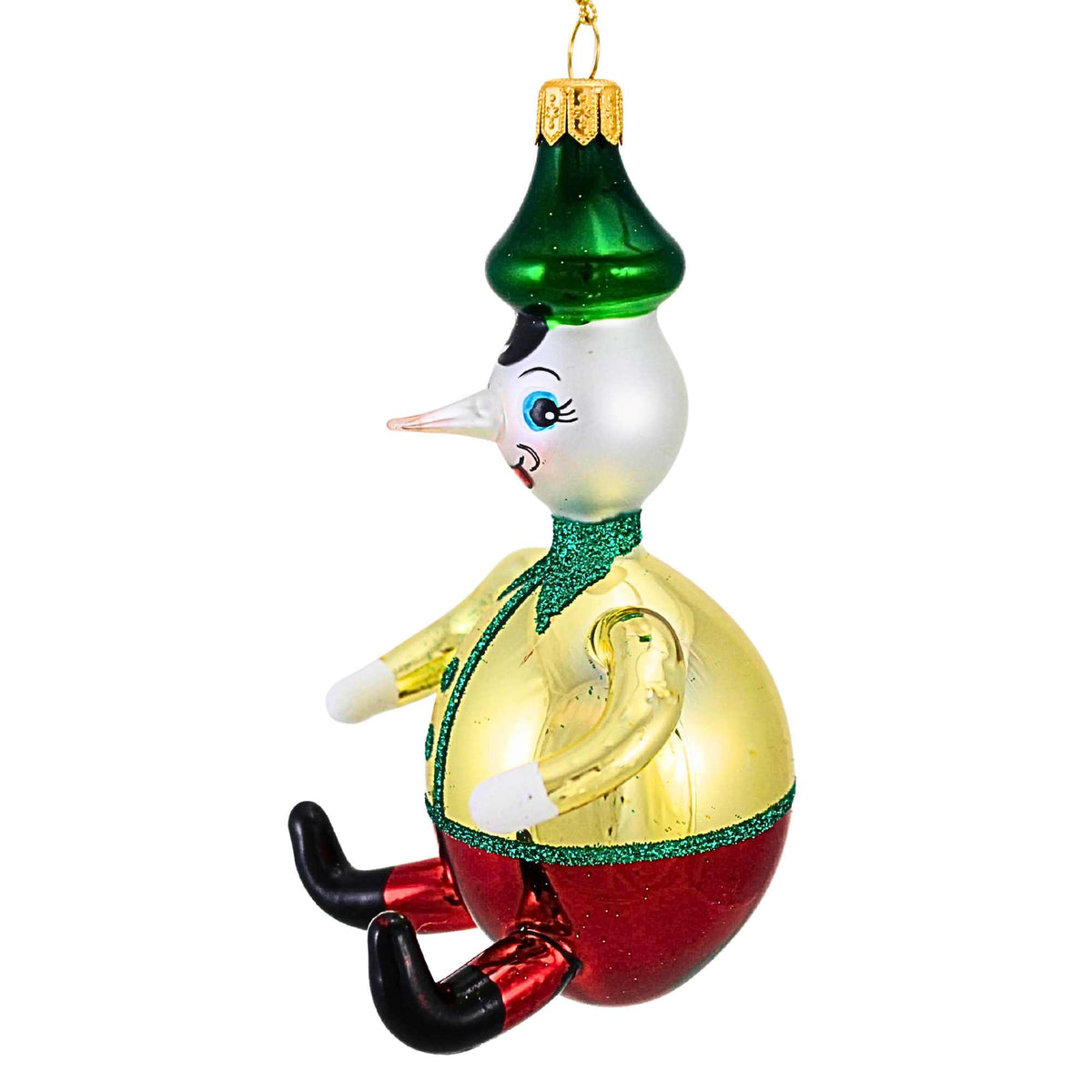 De Carlini Italian Ornaments Puppet With A Promise - - SBKGifts.com