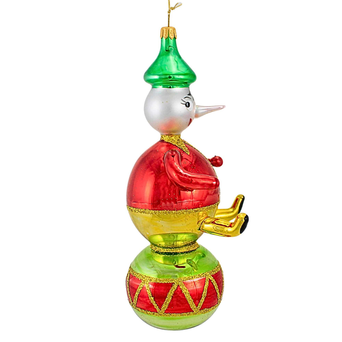 De Carlini Italian Ornaments Big Top Pinocchio - - SBKGifts.com