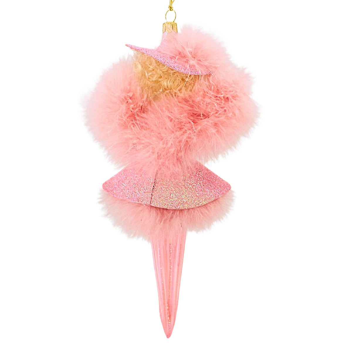 De Carlini Italian Ornaments Cotton Candy Sandy - - SBKGifts.com