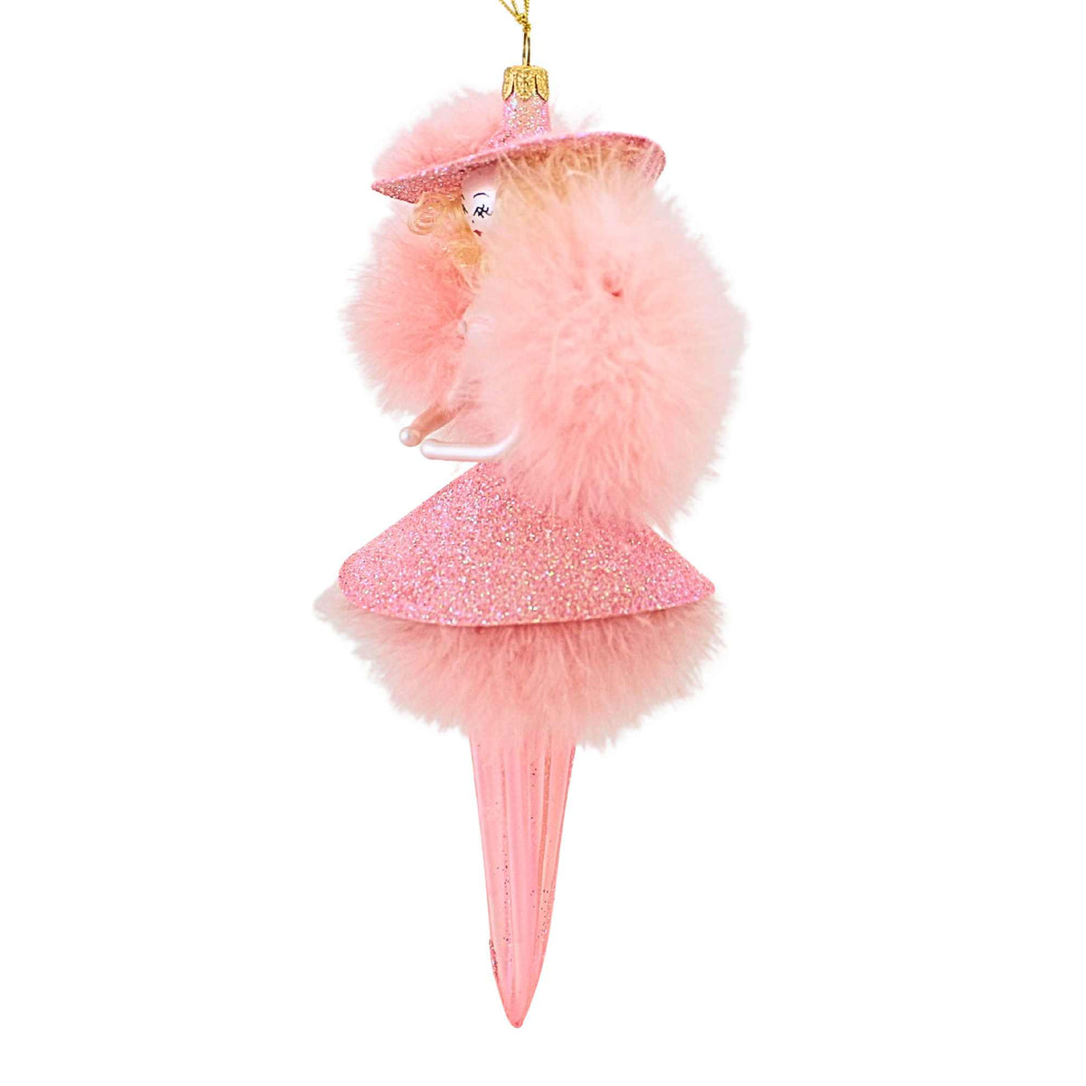 De Carlini Italian Ornaments Cotton Candy Sandy - - SBKGifts.com