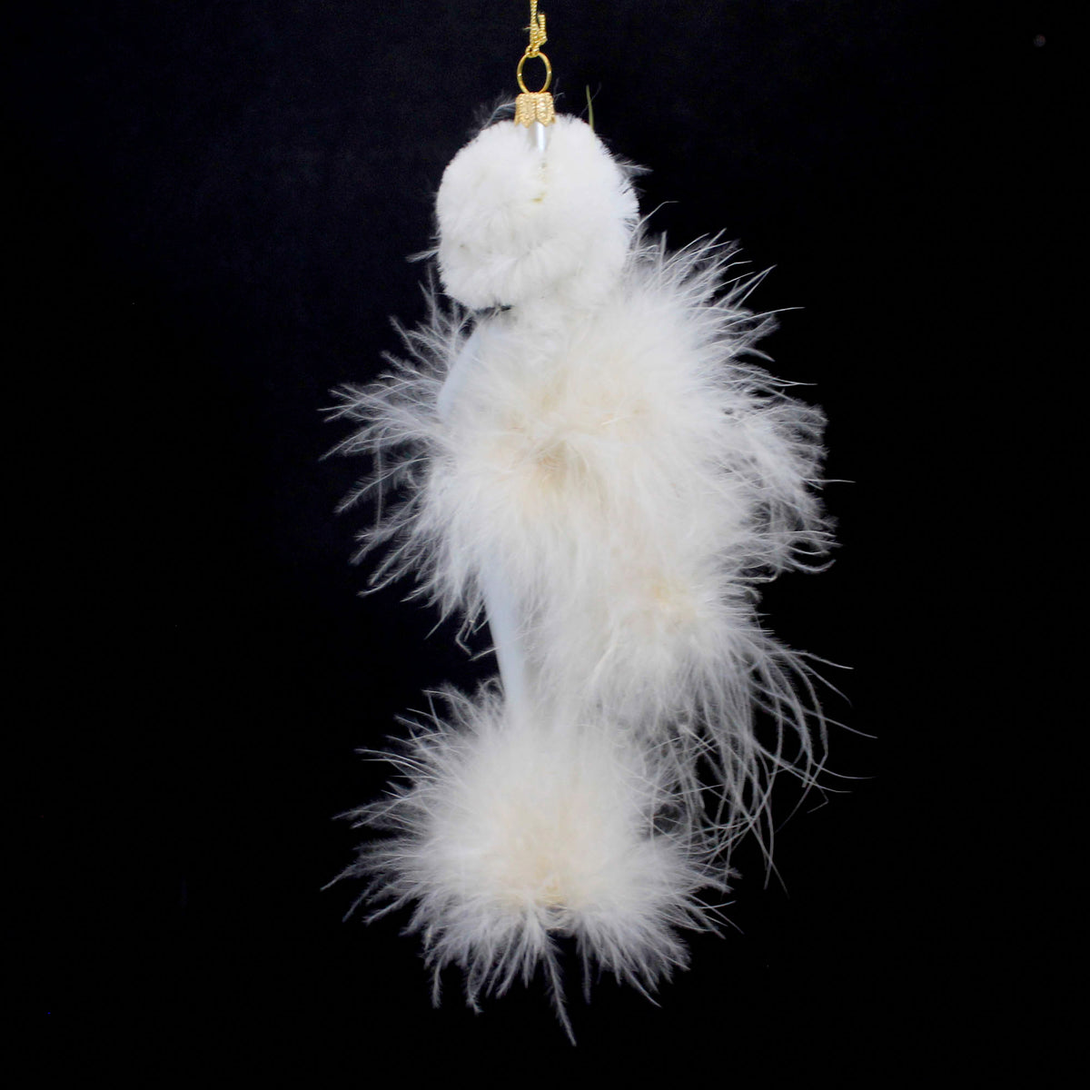 De Carlini Italian Ornaments Frosted Follies - - SBKGifts.com