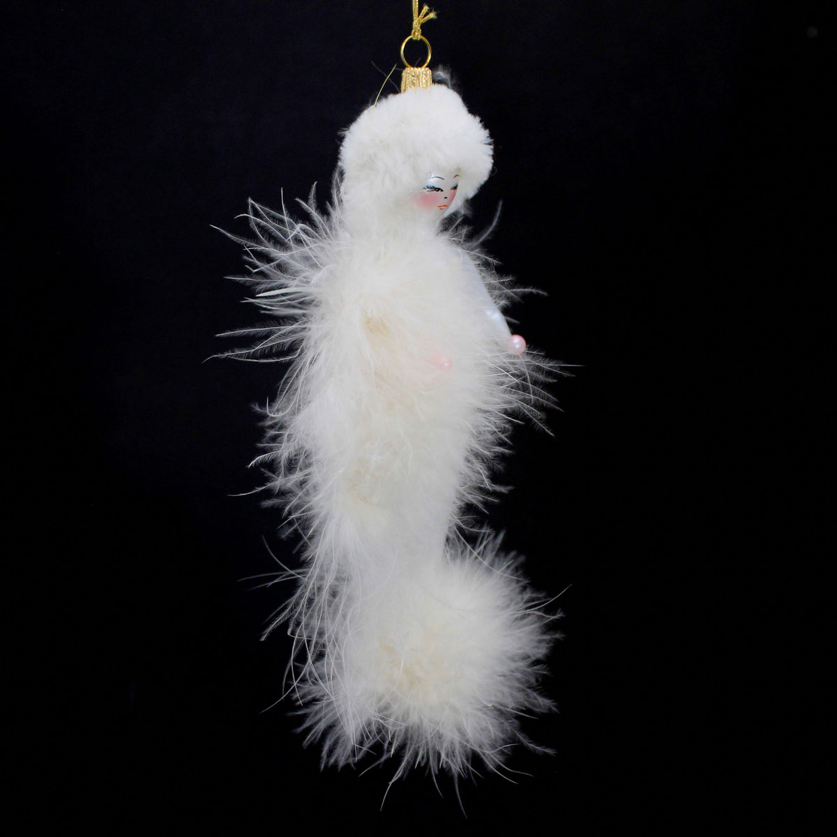 De Carlini Italian Ornaments Frosted Follies - - SBKGifts.com