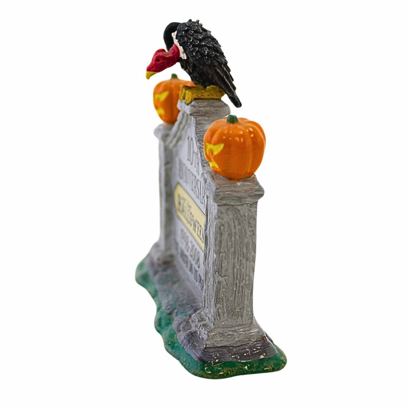 Department 56 Villages 10Th Anniversary Halloween Sign - - SBKGifts.com