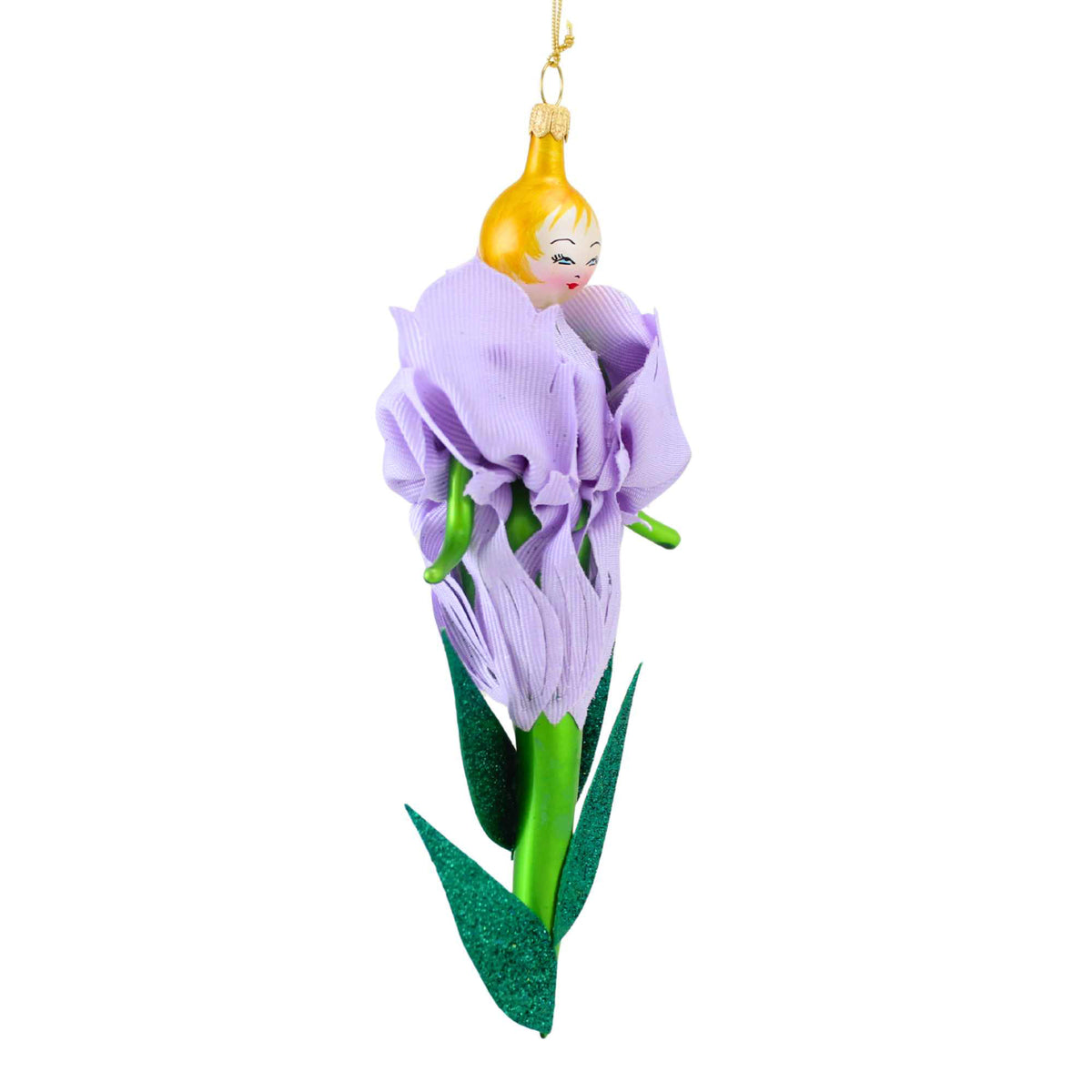 De Carlini Italian Ornaments Wild Indigo - - SBKGifts.com