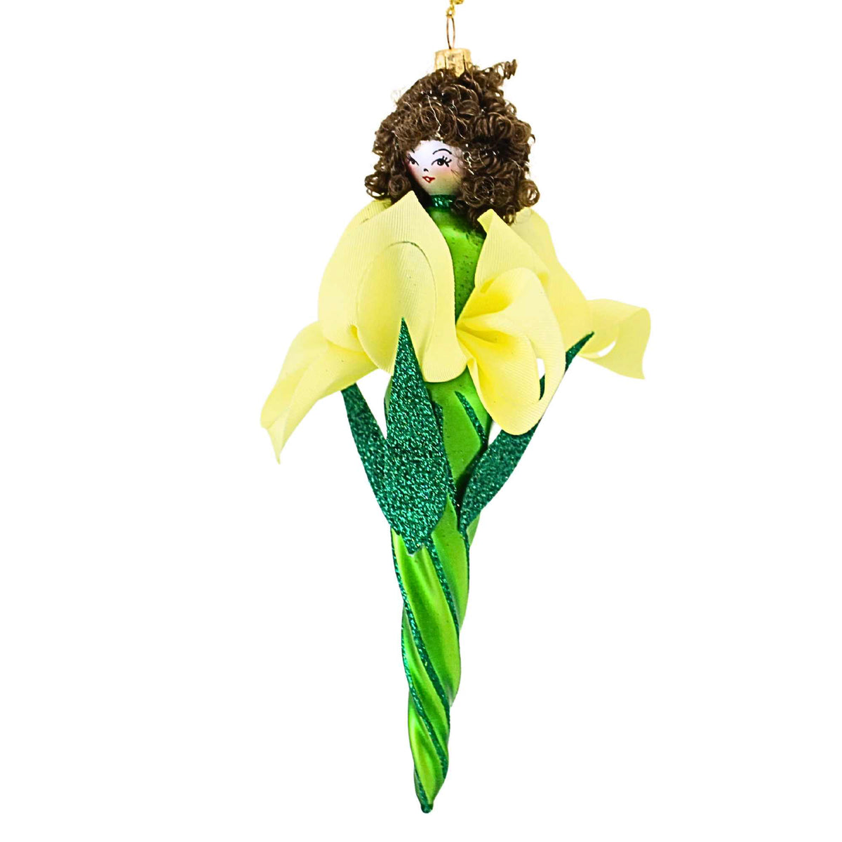 De Carlini Italian Ornaments Daffy O'dill Twist - - SBKGifts.com
