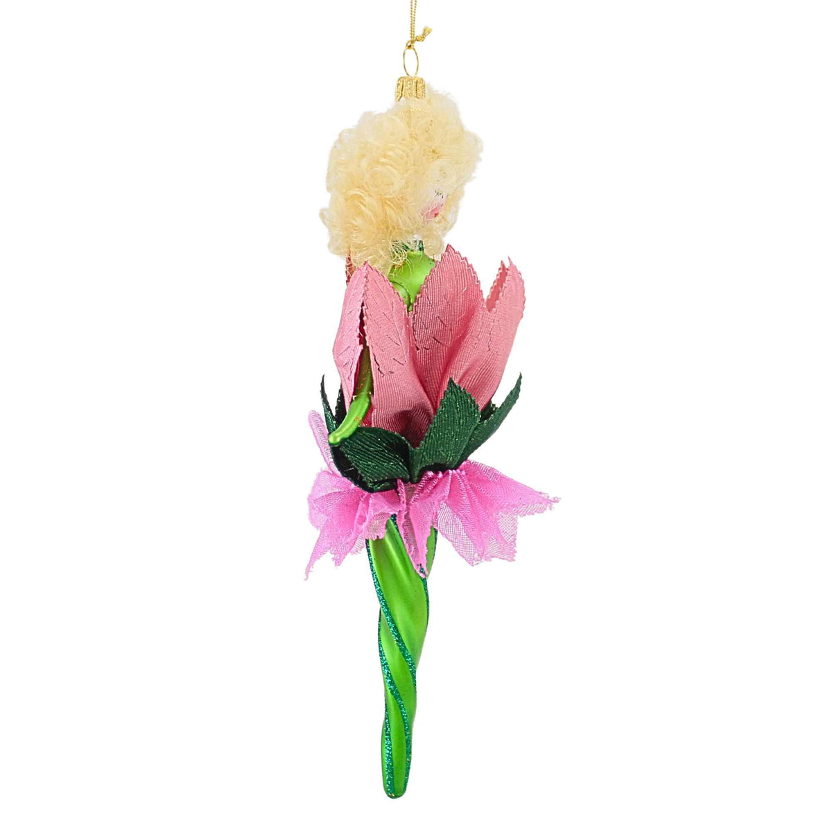 De Carlini Italian Ornaments Azalea Twirl - - SBKGifts.com