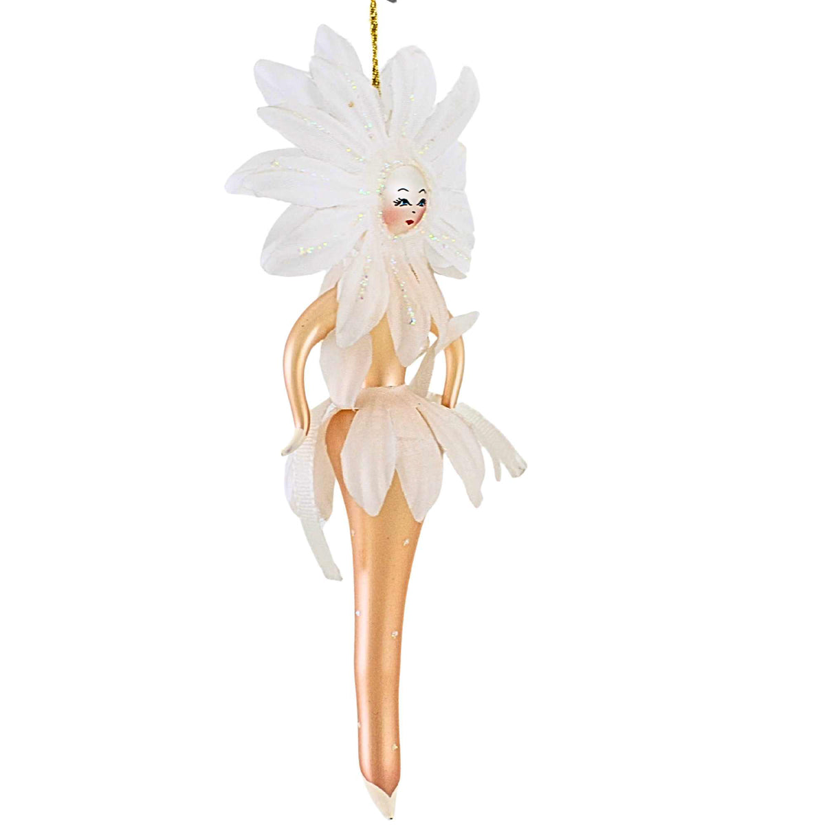 De Carlini Italian Ornaments Petal Muse - - SBKGifts.com