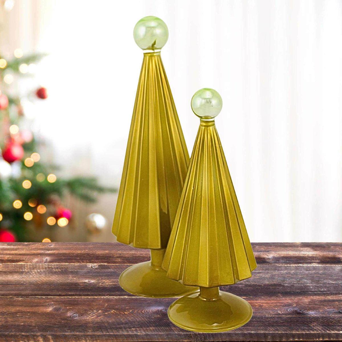 Cody Foster Pleated Trees Small Moss Aqua - - SBKGifts.com