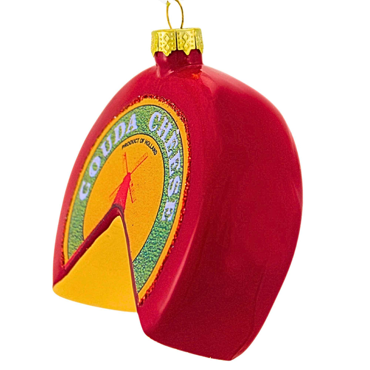 Cody Foster Gouda Cheese Wheel Ornament - - SBKGifts.com