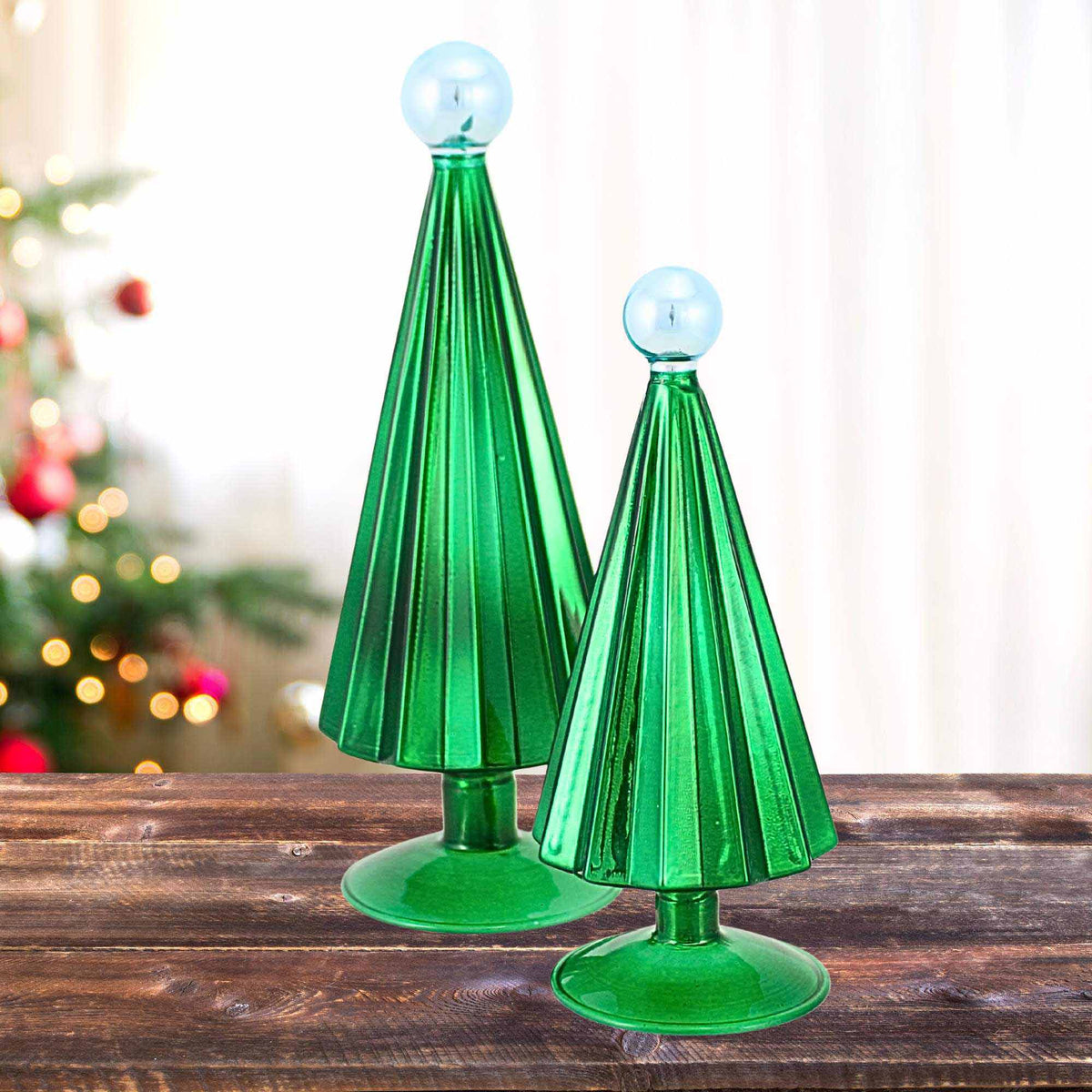 Cody Foster Pleated Trees Juniper Sky - - SBKGifts.com
