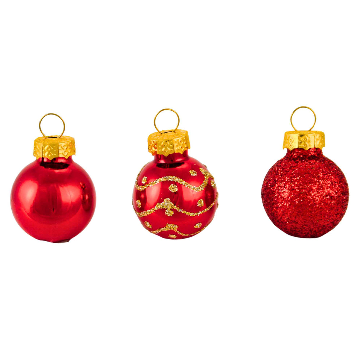 Kurt S. Adler 25Mm Miniature Glass Ball Ornaments - - SBKGifts.com