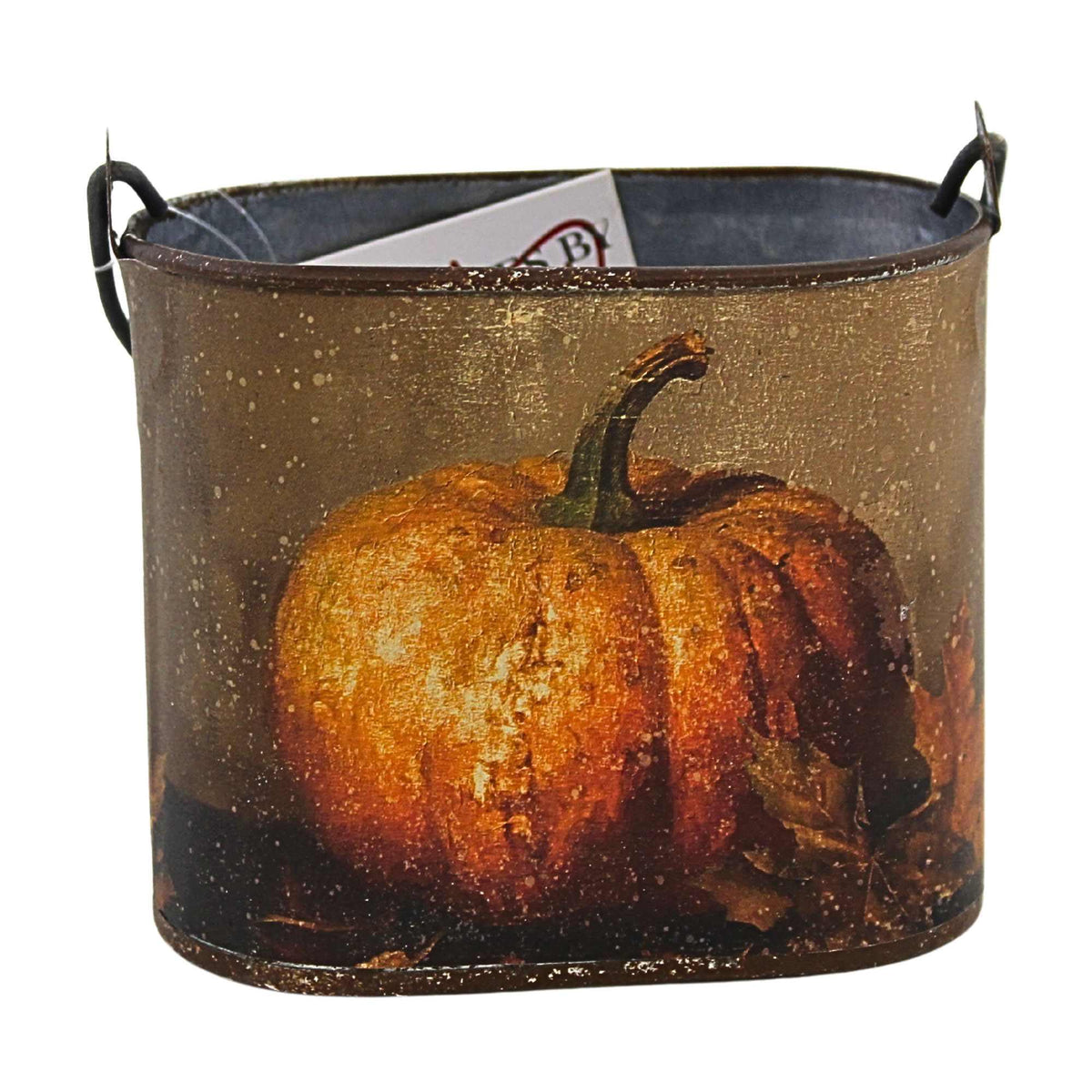 Primitives By Kathy Pumpkin Still Life Bin Set - - SBKGifts.com