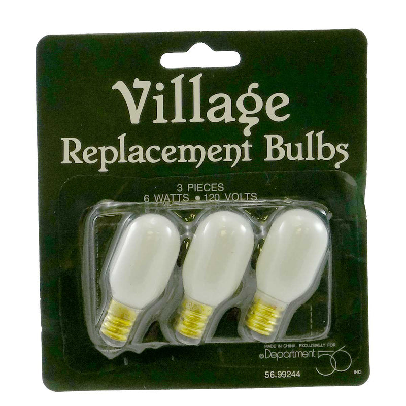 Department 56 Accessory Replacement Bulbs 5 Watts General Village Accessory 99244 (6751)