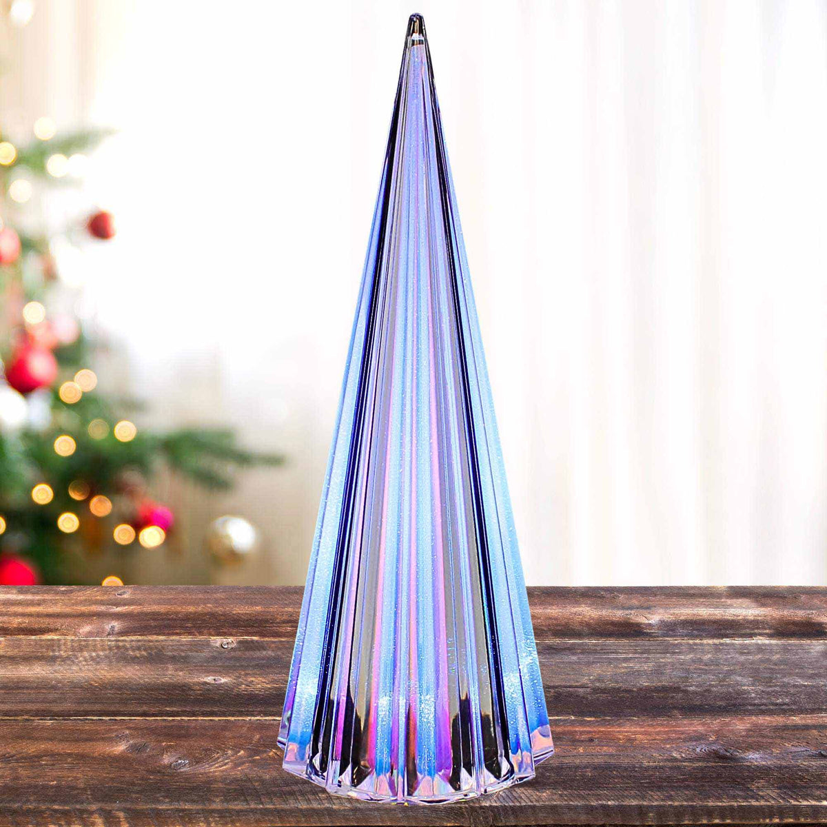 Kurt S. Adler Acrylic Cone Tree - - SBKGifts.com