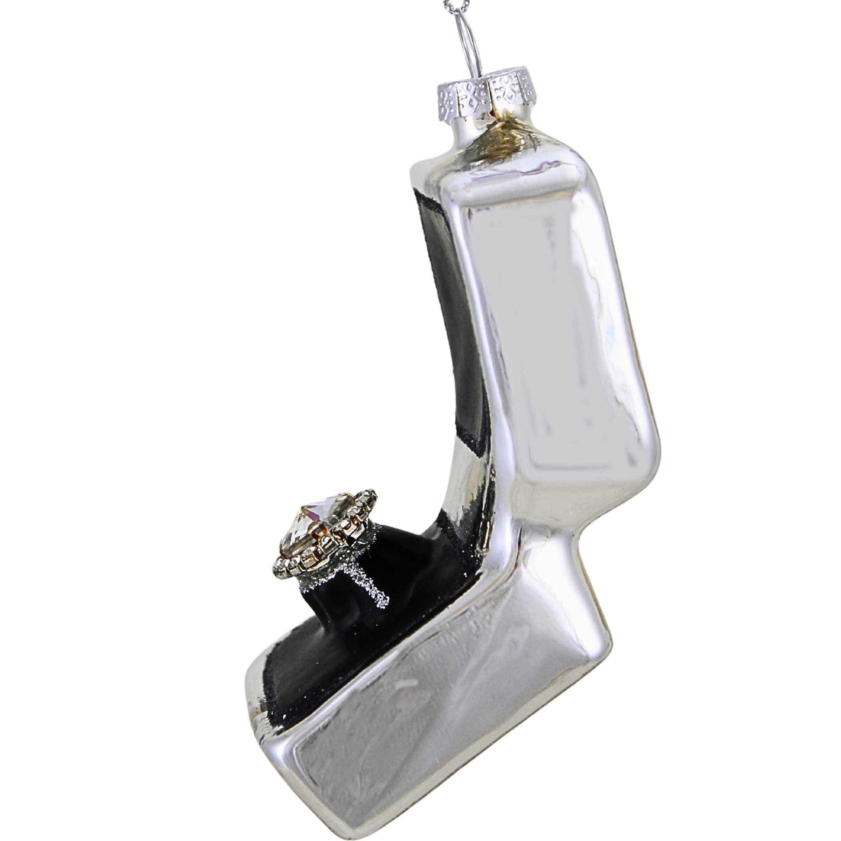 Kurt S. Adler Silver Ring Box - - SBKGifts.com