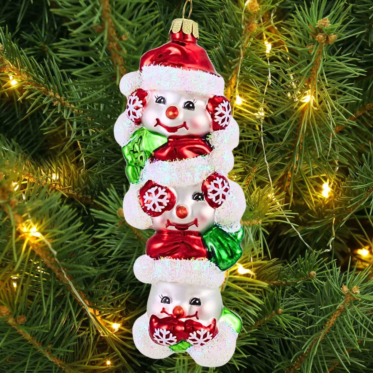 Kurt S. Adler Snowman Head With Hat - - SBKGifts.com