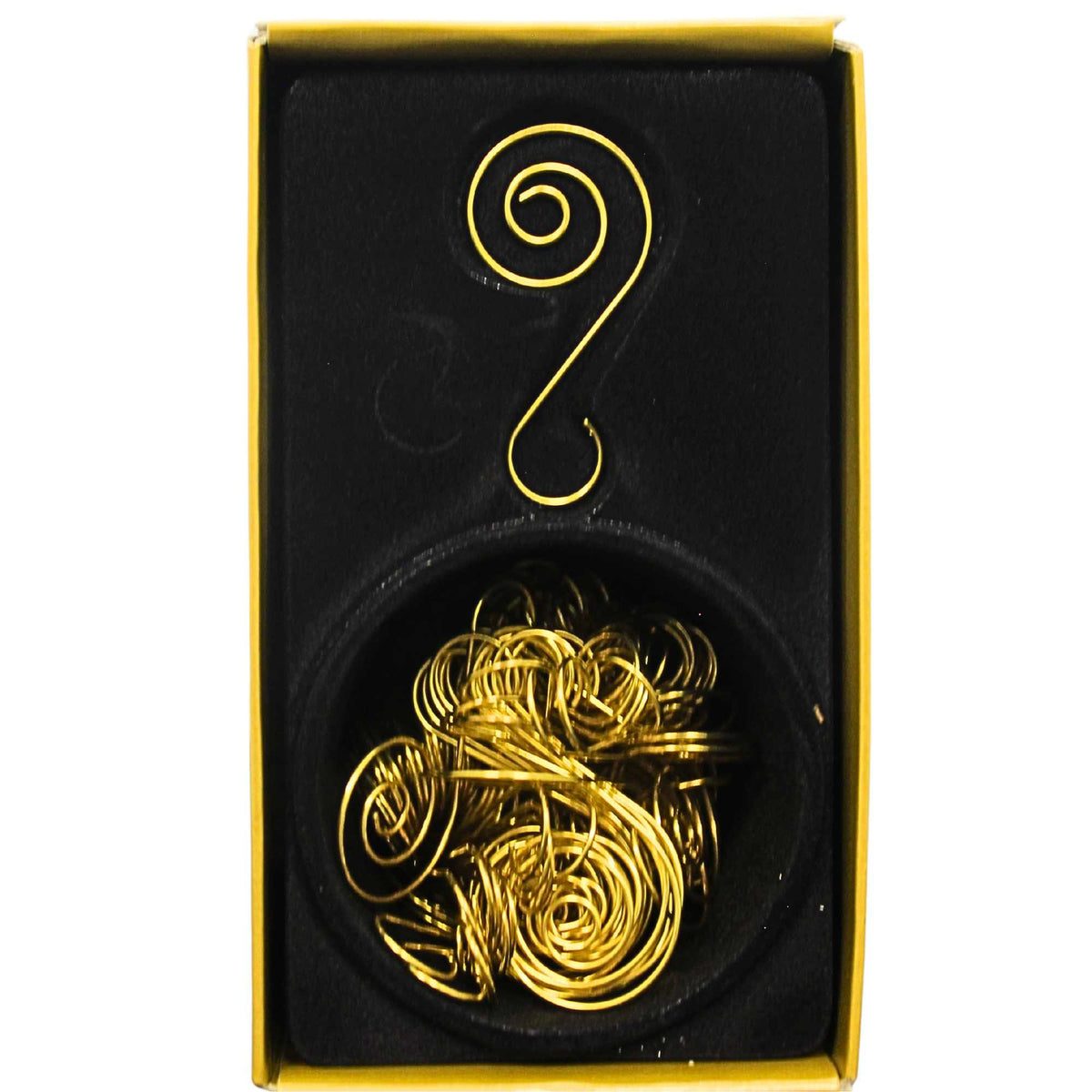 67548 Gold Ornament Hooks Set/75 S16