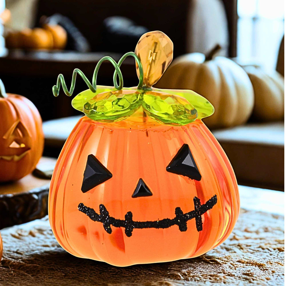 Crystal Expressions Jack-O-Lantern - - SBKGifts.com