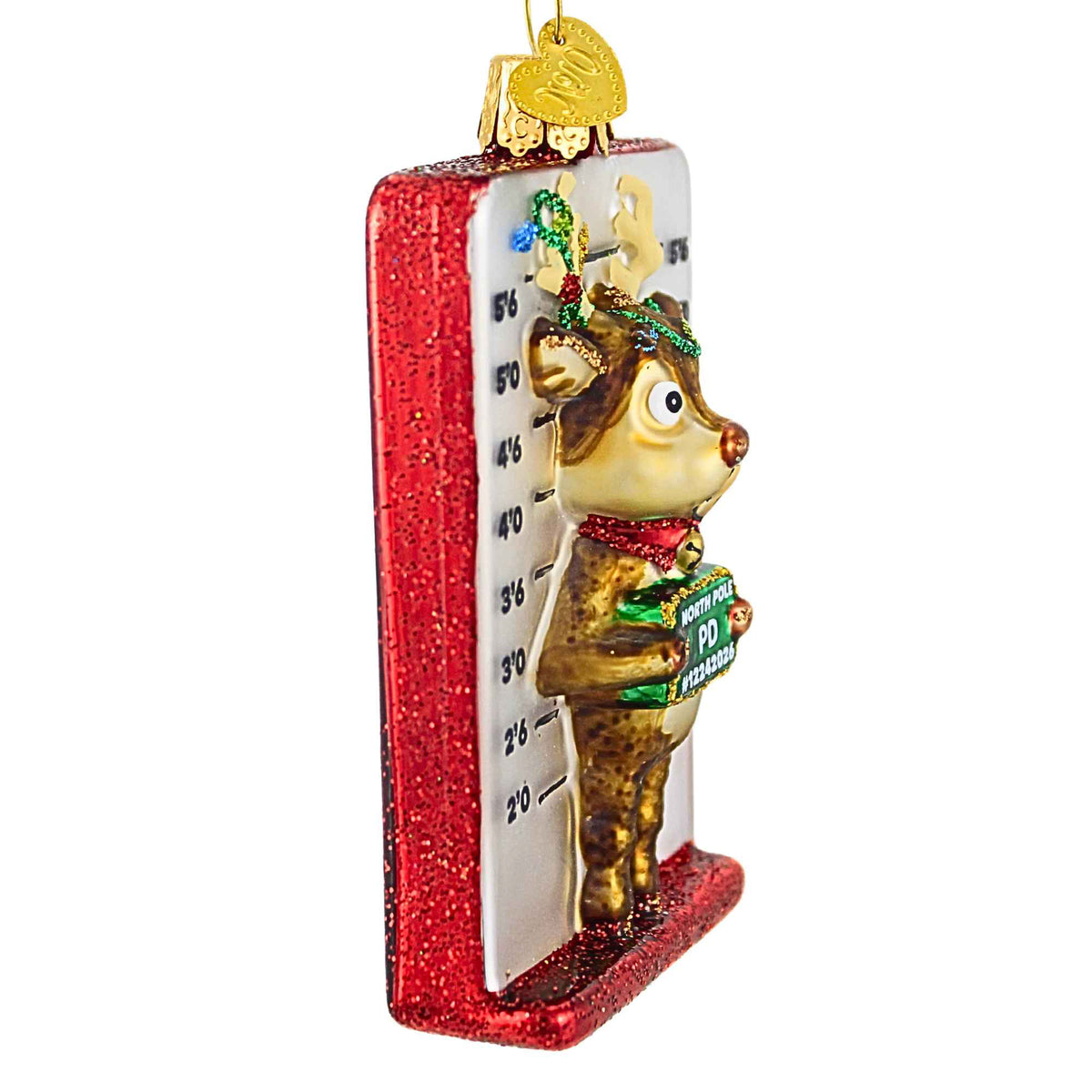 Old World Christmas Reindeer Mugshot - - SBKGifts.com