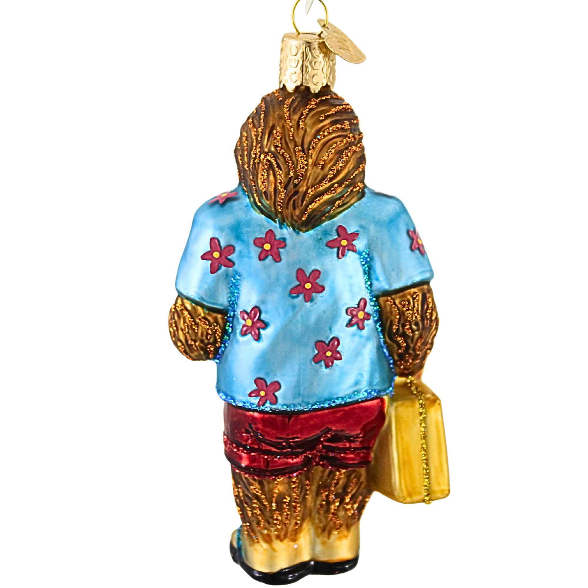 Old World Christmas Sasquatch Gone Tropics - - SBKGifts.com