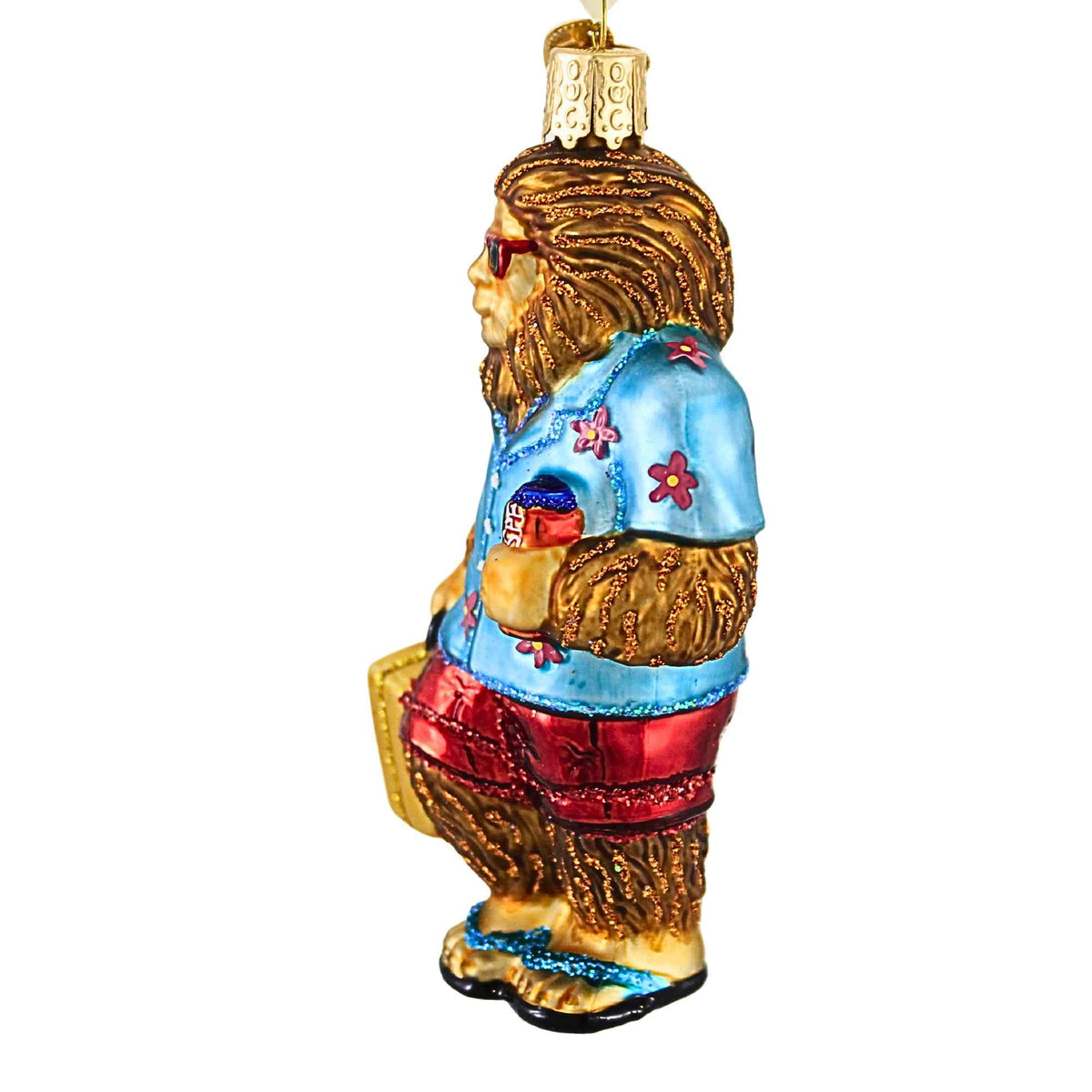 Old World Christmas Sasquatch Gone Tropics - - SBKGifts.com