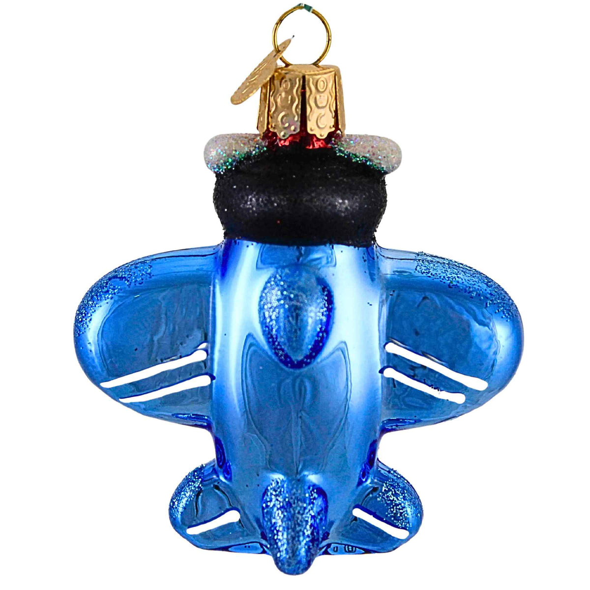 Old World Christmas Misfit Plane - - SBKGifts.com