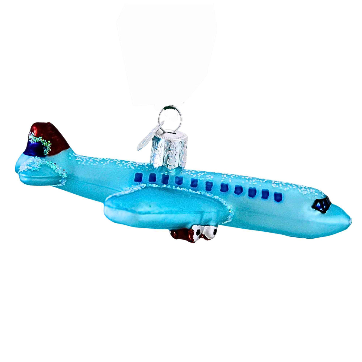 Old World Christmas Passenger Plane - - SBKGifts.com