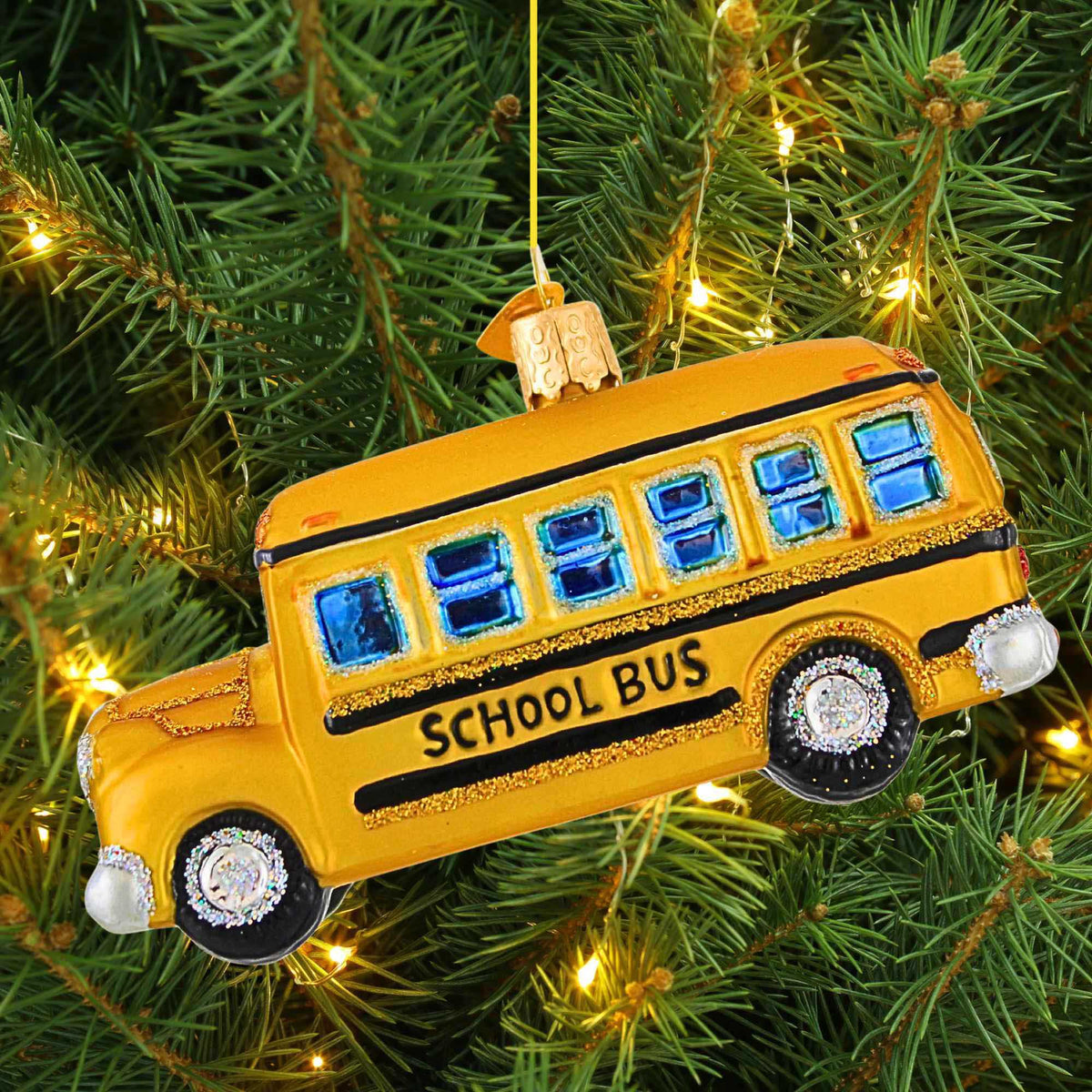 Old World Christmas School Bus - - SBKGifts.com