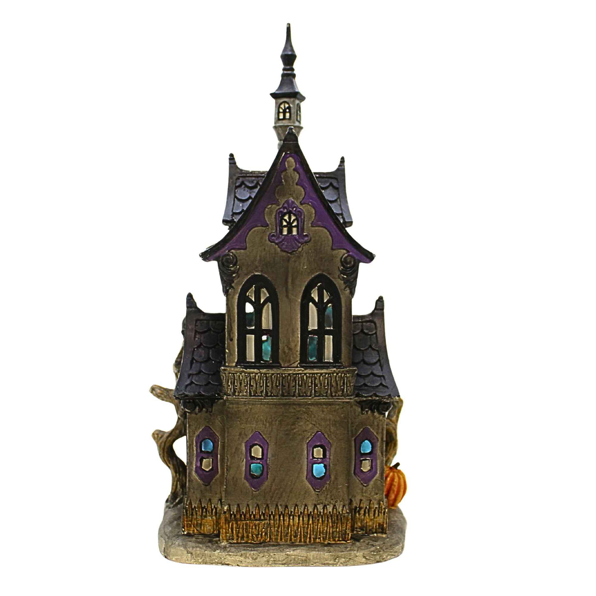 Roman Lighted Haunted House With Witch - - SBKGifts.com