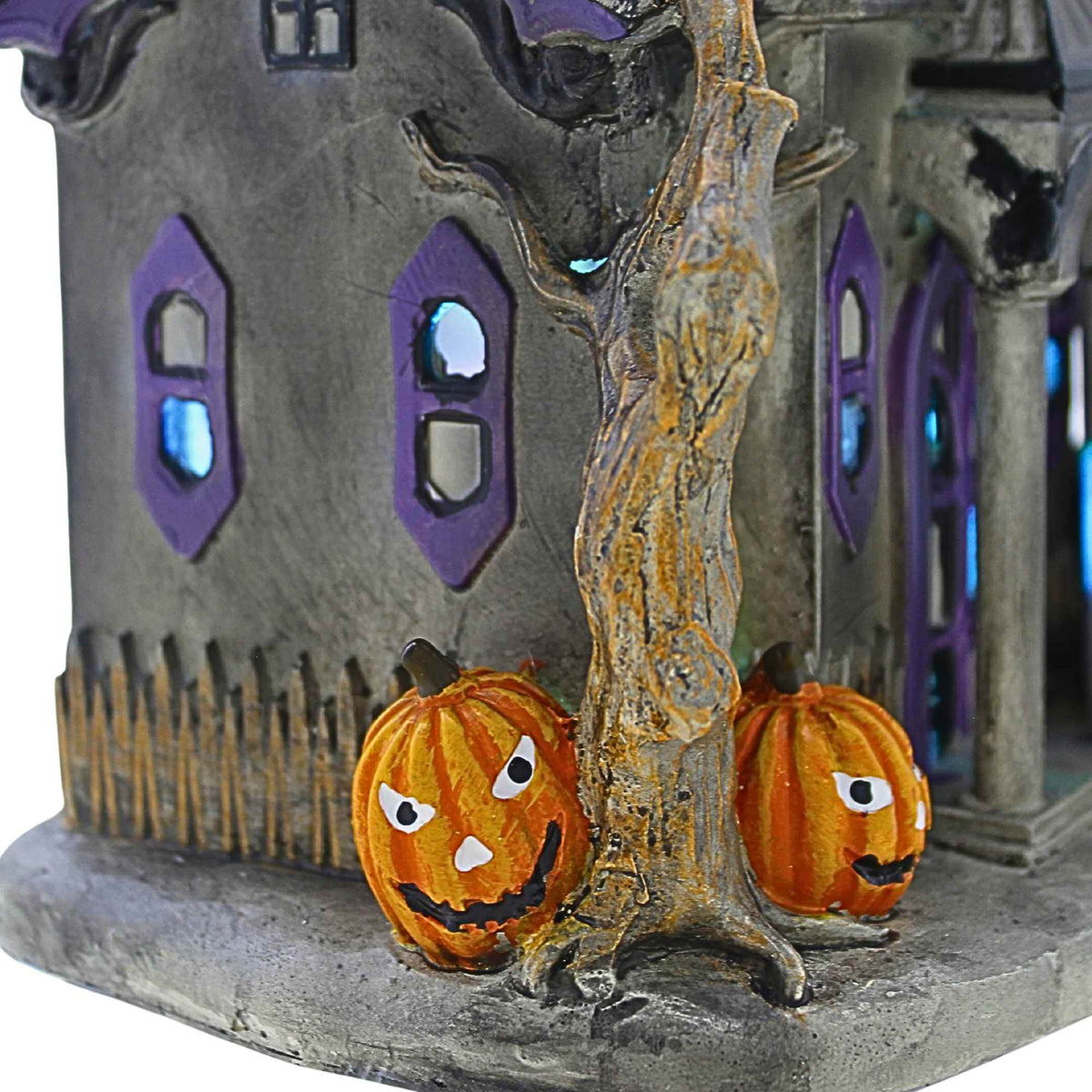 Roman Lighted Haunted House With Witch - - SBKGifts.com