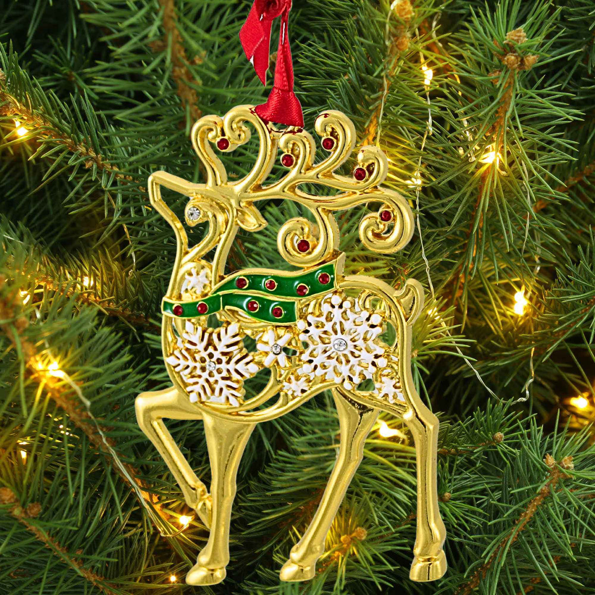 Roman Reindeer Ornament - - SBKGifts.com
