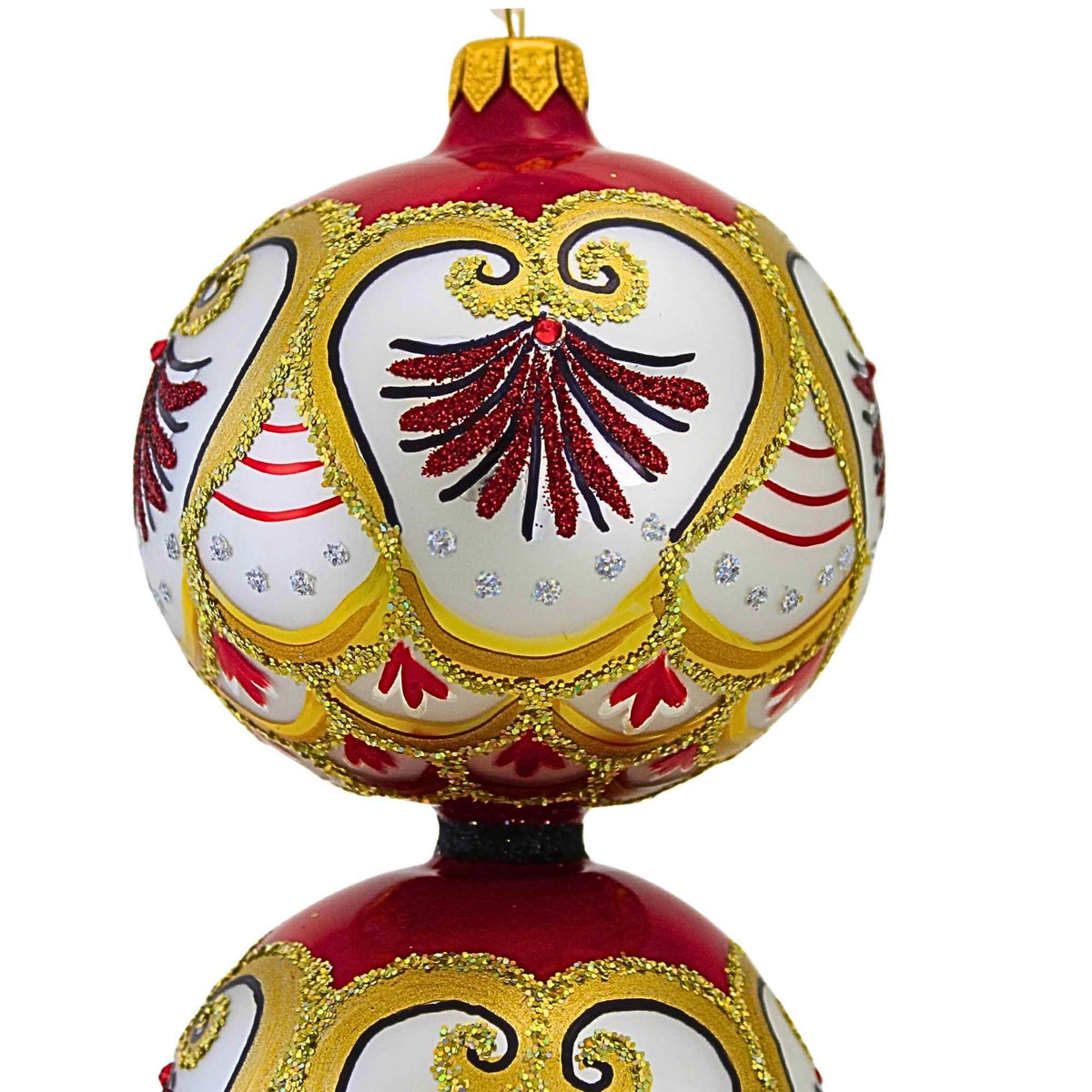 Metzler Bros. Red And Gold Topper - - SBKGifts.com