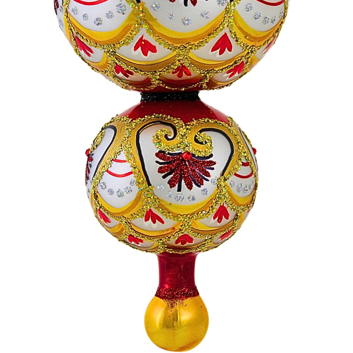 Metzler Bros. Red And Gold Topper - - SBKGifts.com