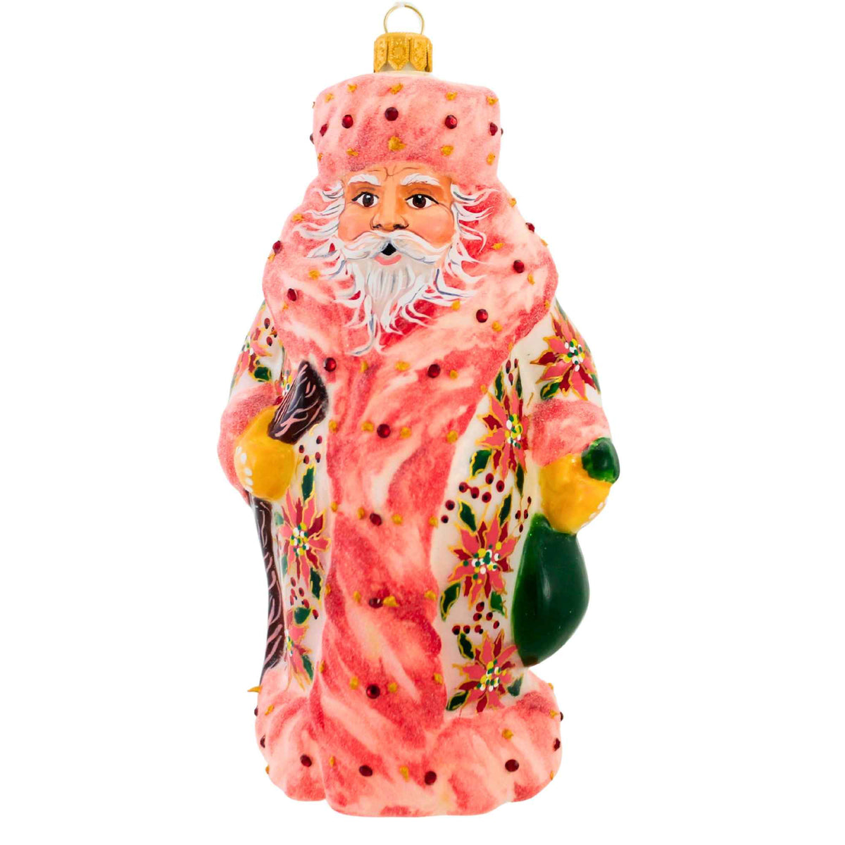 67682 Santa In A Poinsettia Coat 9275208