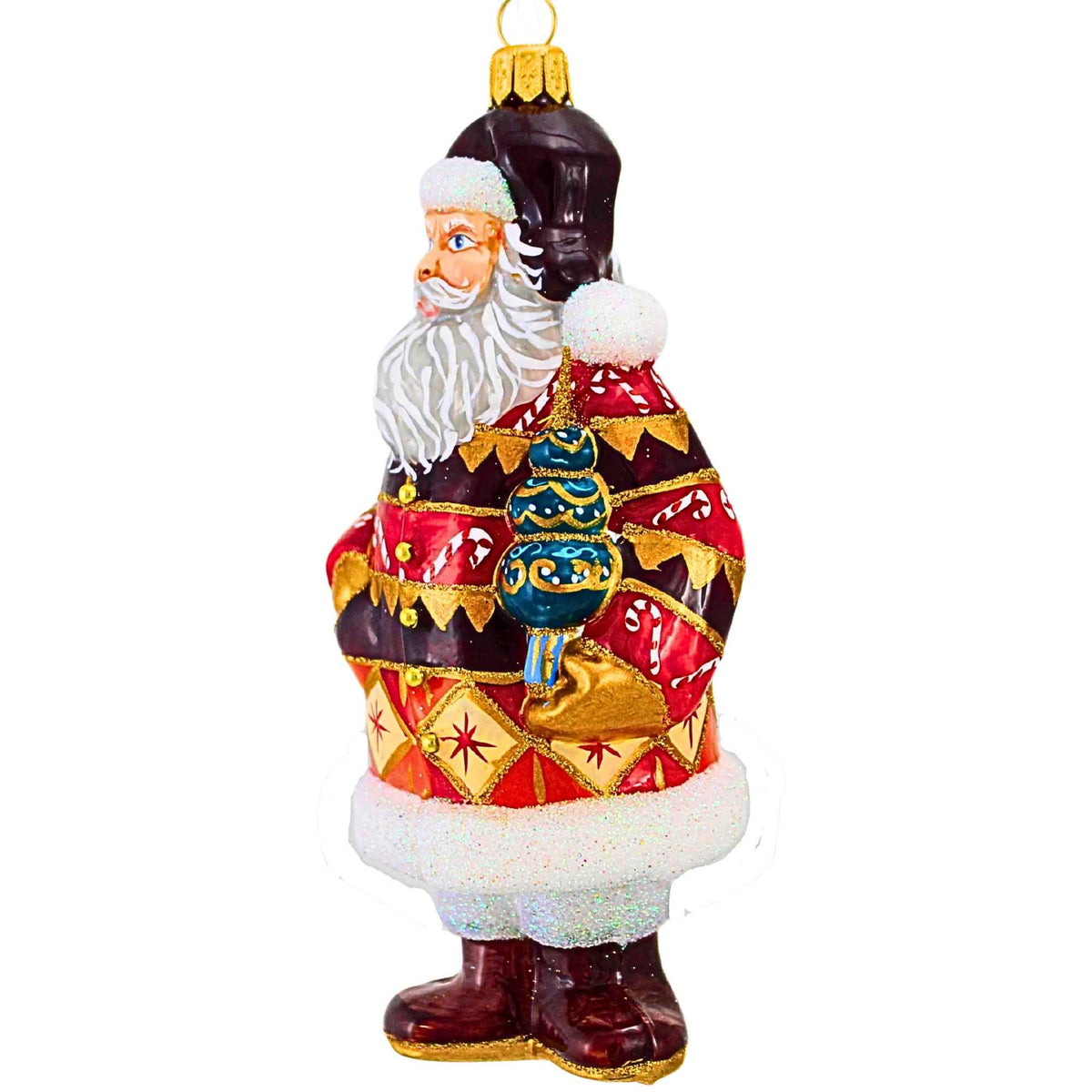 Metzler Bros. Santa With Tree Topper - - SBKGifts.com