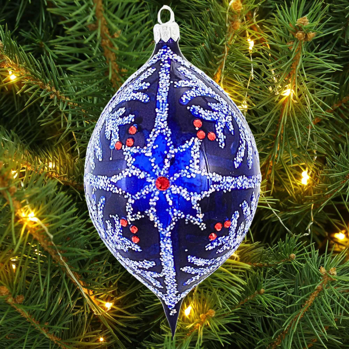 Metzler Bros. Transparent Blue Oval - - SBKGifts.com