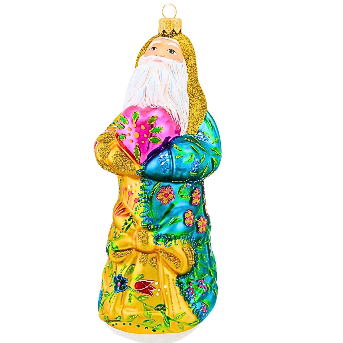 67690 Santa Claus In A Floral Coat 9316203
