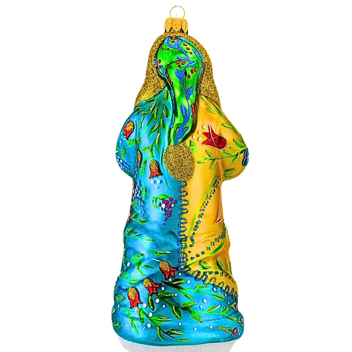 Metzler Bros. Santa Claus In A Floral Coat - - SBKGifts.com