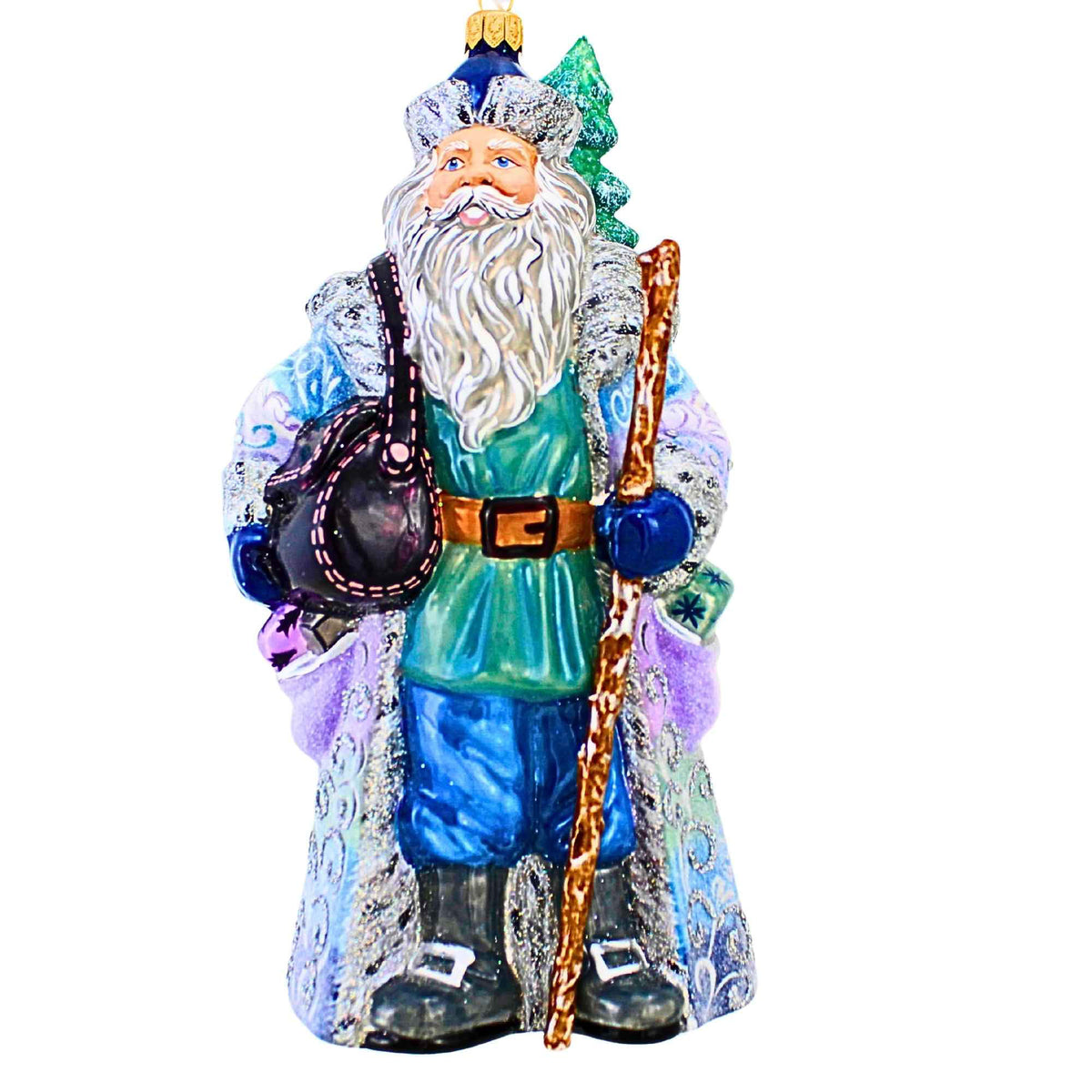 67699 Large Winter Santa Carrying Fir Tree 9500501