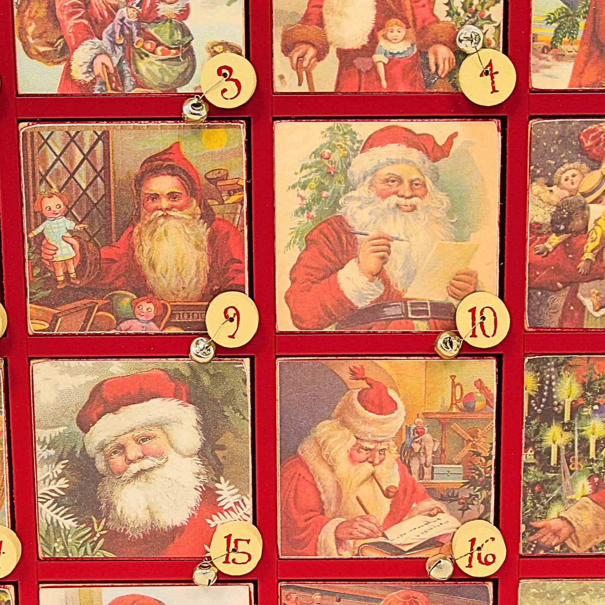 Primitives By Kathy Vintage Santas Countdown Box - - SBKGifts.com