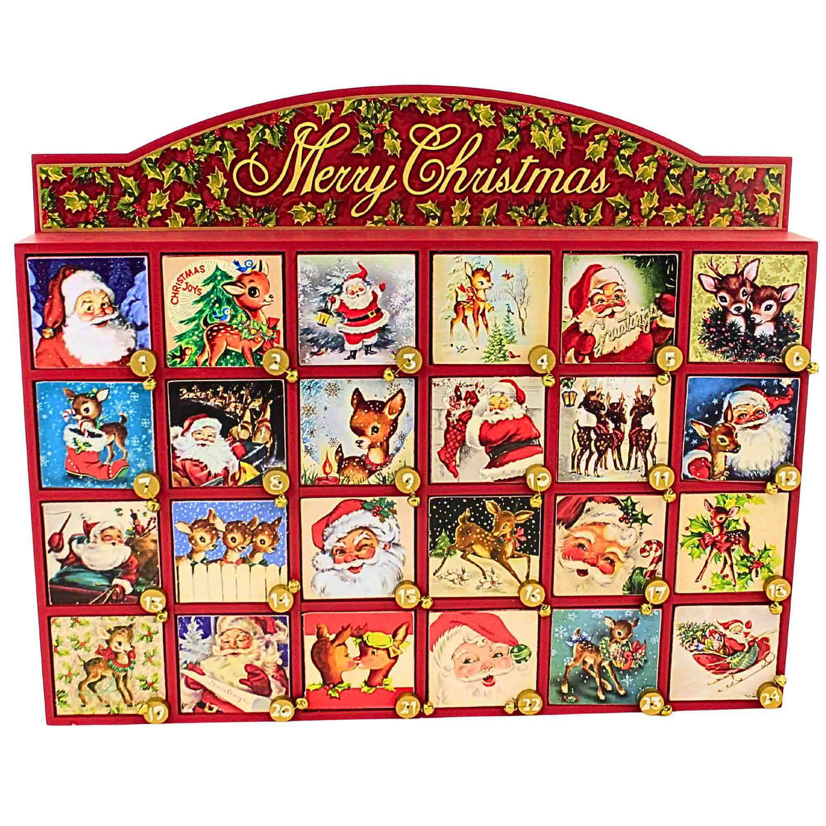 67701 Retro Santa Claus Countdown Box 115344