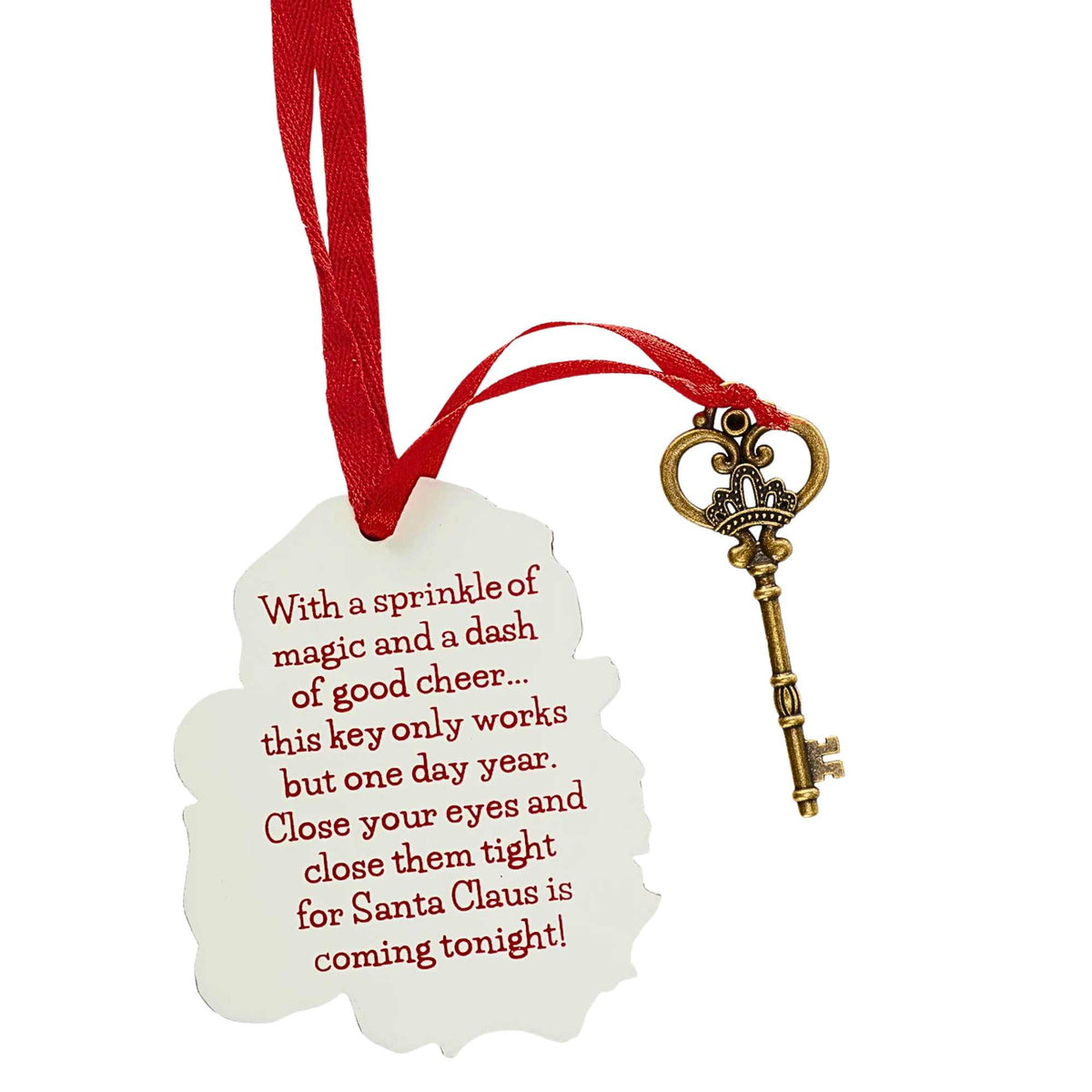 Primitives By Kathy Santa Claus Key Ornament - - SBKGifts.com