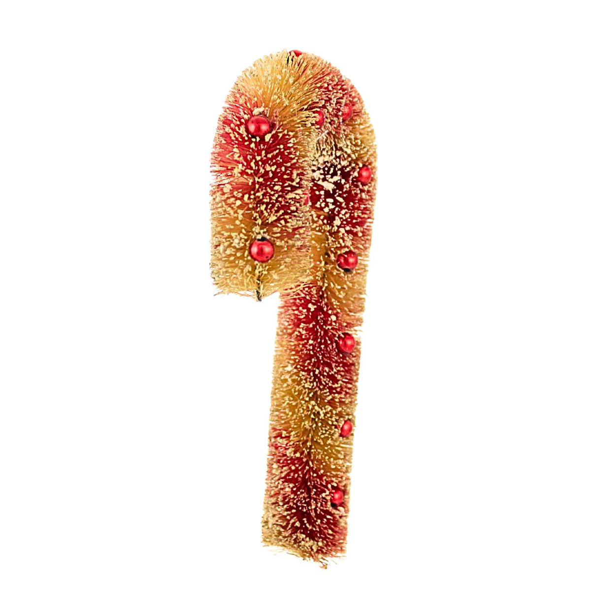 Primitives By Kathy Small Bristle Candy Cane - - SBKGifts.com