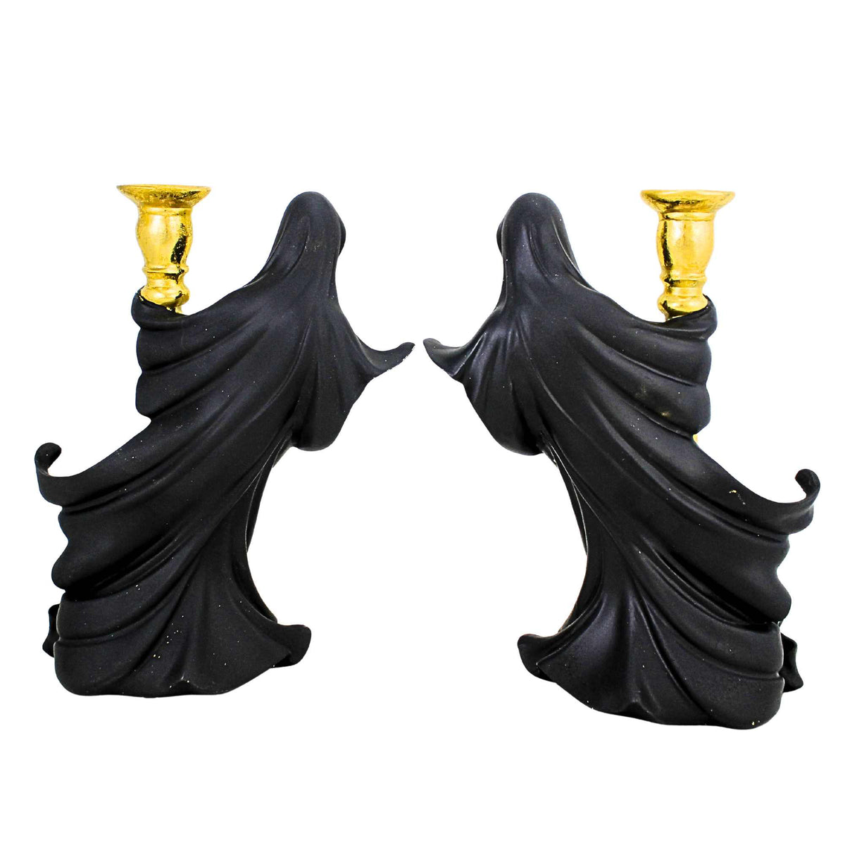 Roman Faceless Phantom Candlestick Holder Set - - SBKGifts.com
