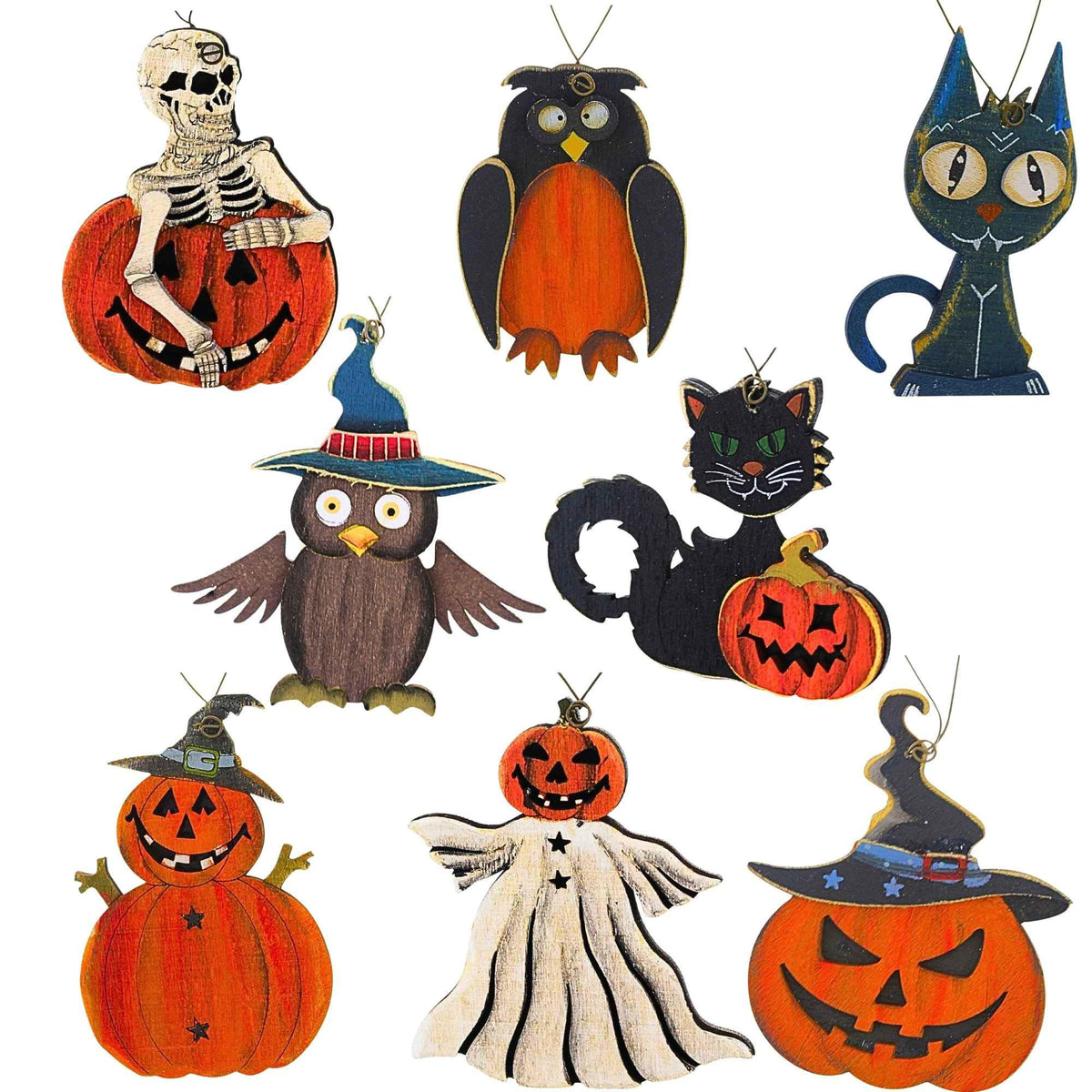 67743 Halloween Figural Ornament Set TH02965*0591