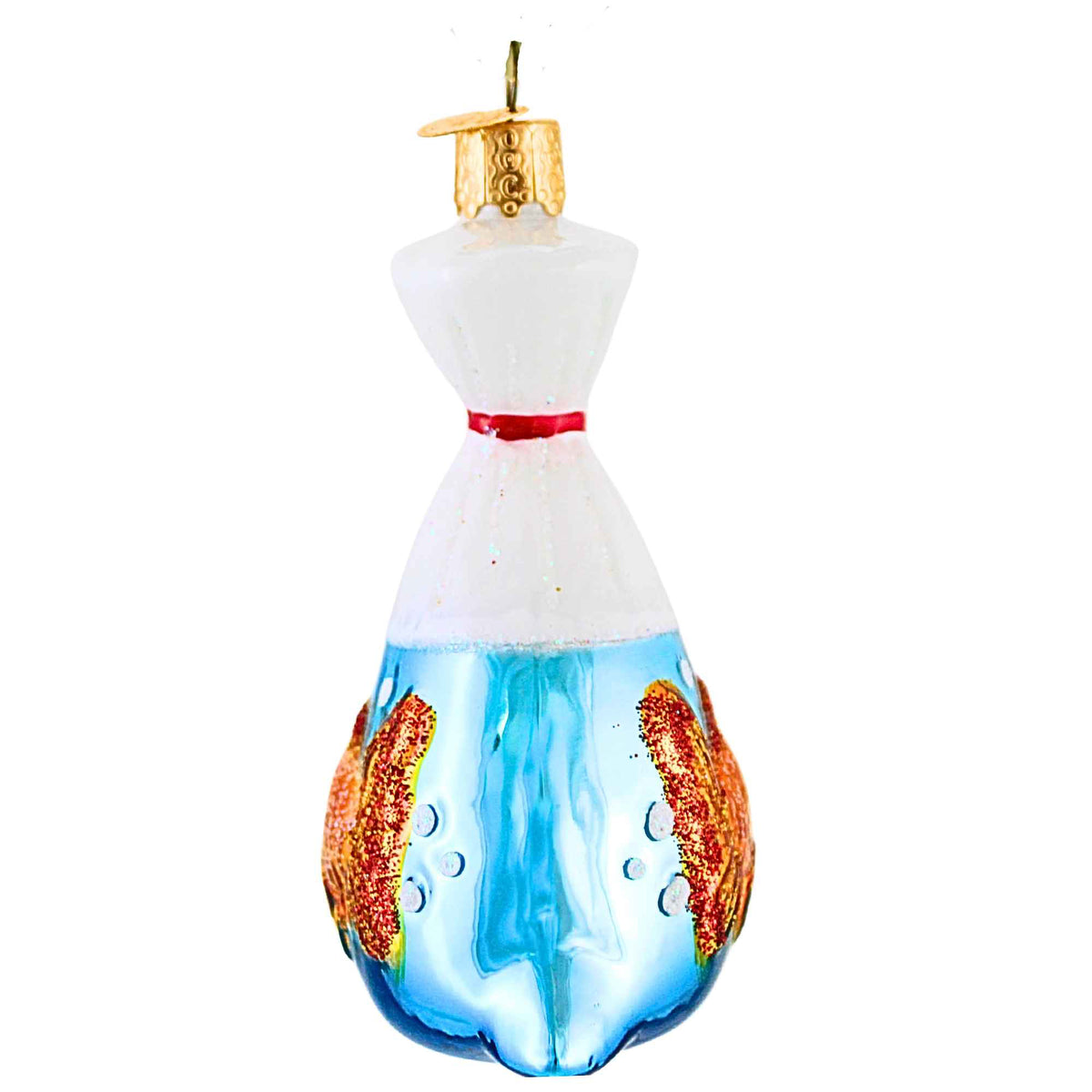 Old World Christmas Goldfish In A Bag Ornament - - SBKGifts.com