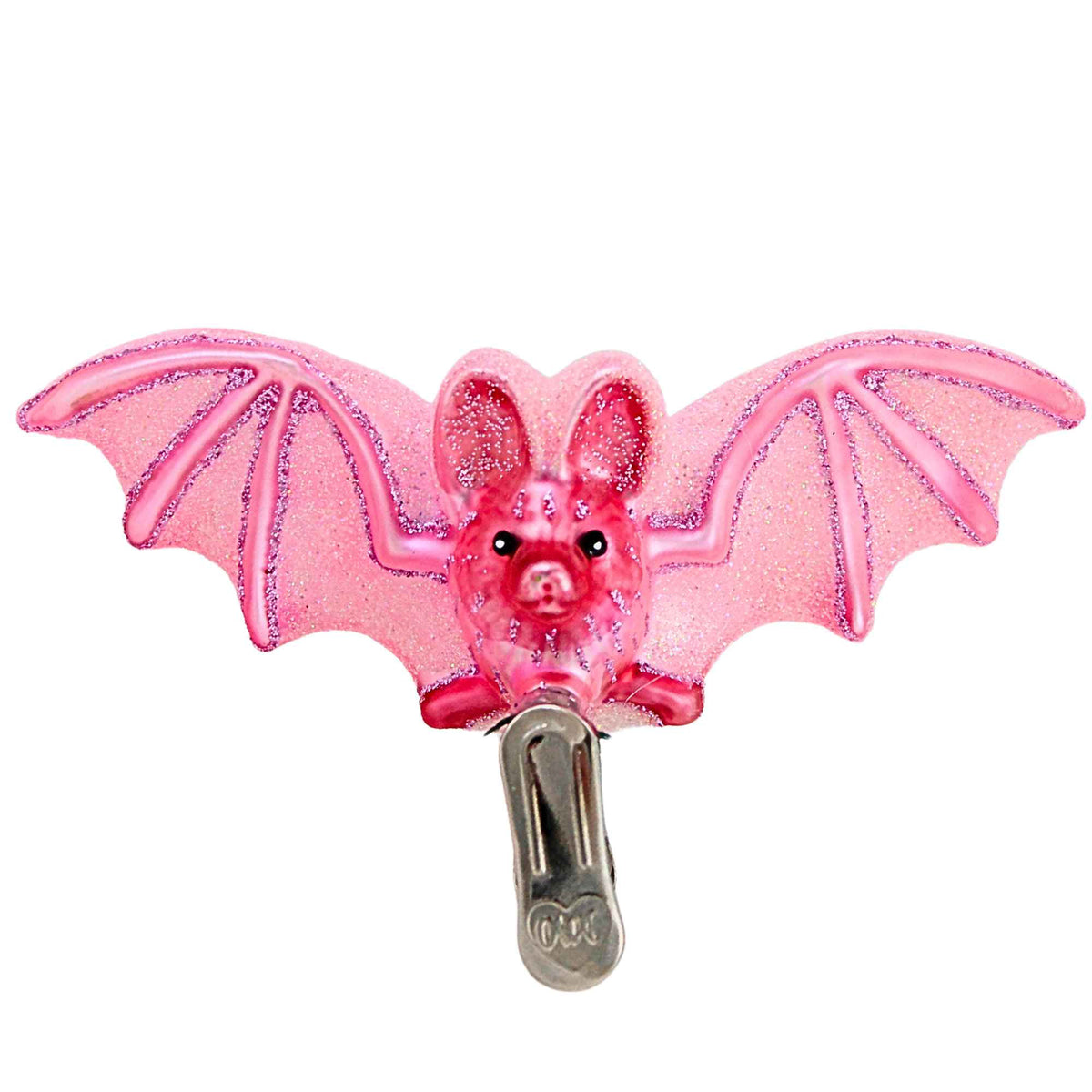 67786 Shimmering Pink Bat Ornament 26105