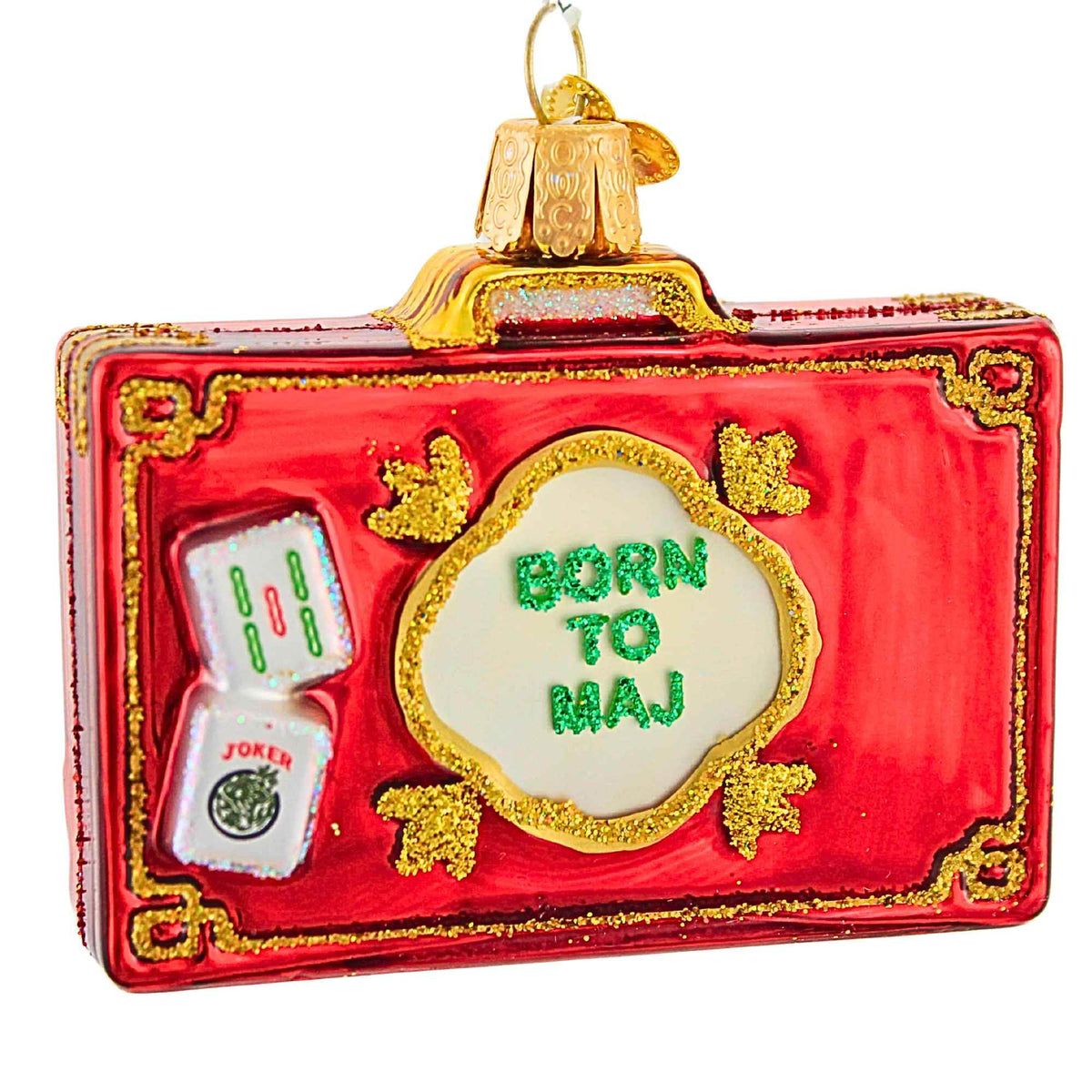 Old World Christmas Rack N Roll Mahjong Ornament - - SBKGifts.com