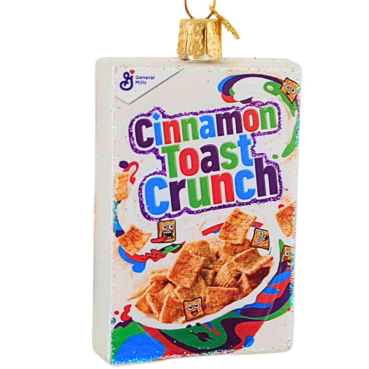 Old World Christmas Cinnamon Toast Crunch Box Ornament - - SBKGifts.com