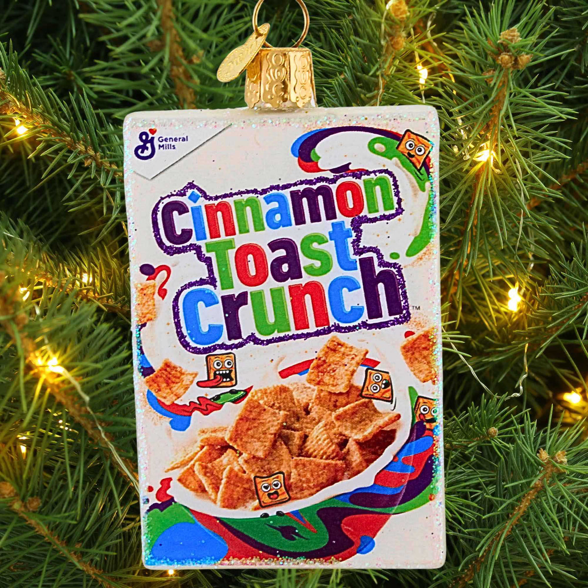 Old World Christmas Cinnamon Toast Crunch Box Ornament - - SBKGifts.com